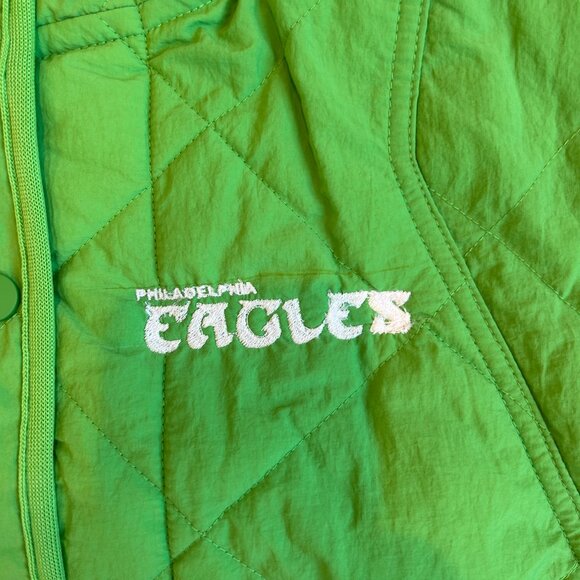 Free People Movement Quinn Quilted Puffer Vest with Philly Eagles Logo! - Picture 2 of 6